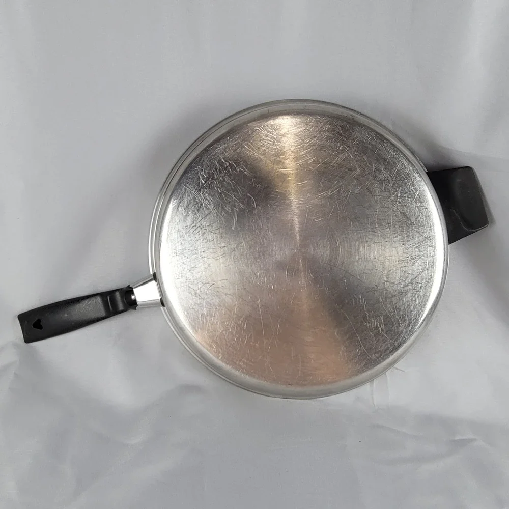 Vita Craft Stainless Steel Skillet Pan 10.5 Inch Silver Vtg Helper Handle Pan